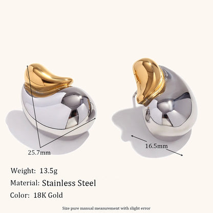 La.Muses – Dual Drop Earrings 18K