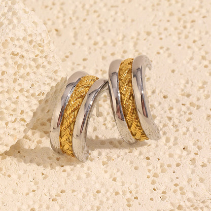 La.Muses – Reflets Tressés Earrings 18K