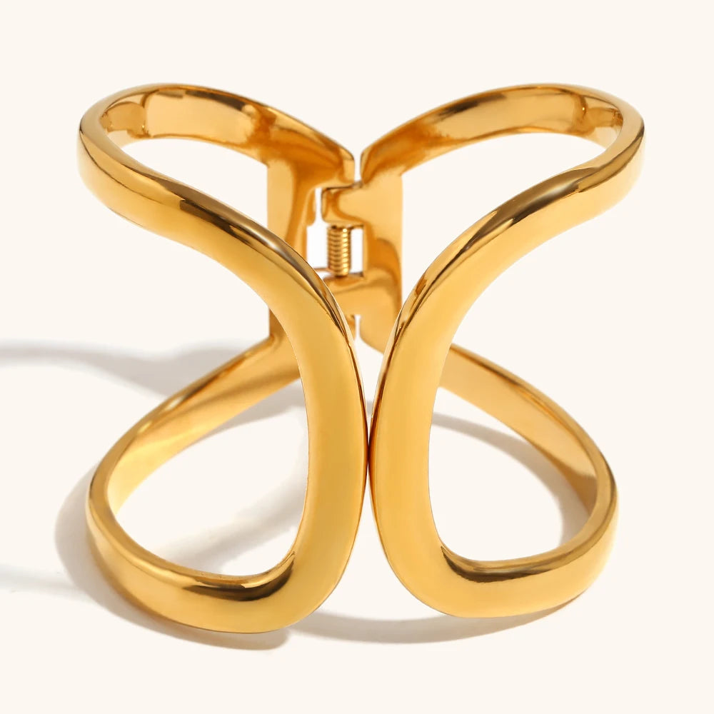 La.Muses – Géométrie Dorée Bracelet 18K