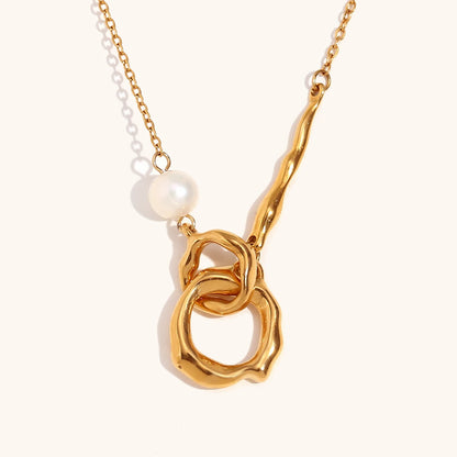 La.Muses – Liquid Pearl Necklace 18K