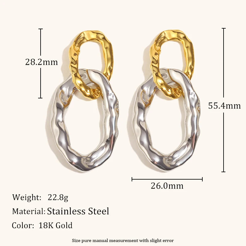 La.Muses – Circular Harmony Earrings 18K
