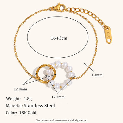 La.Muses – Perle & Lien Doré 18K