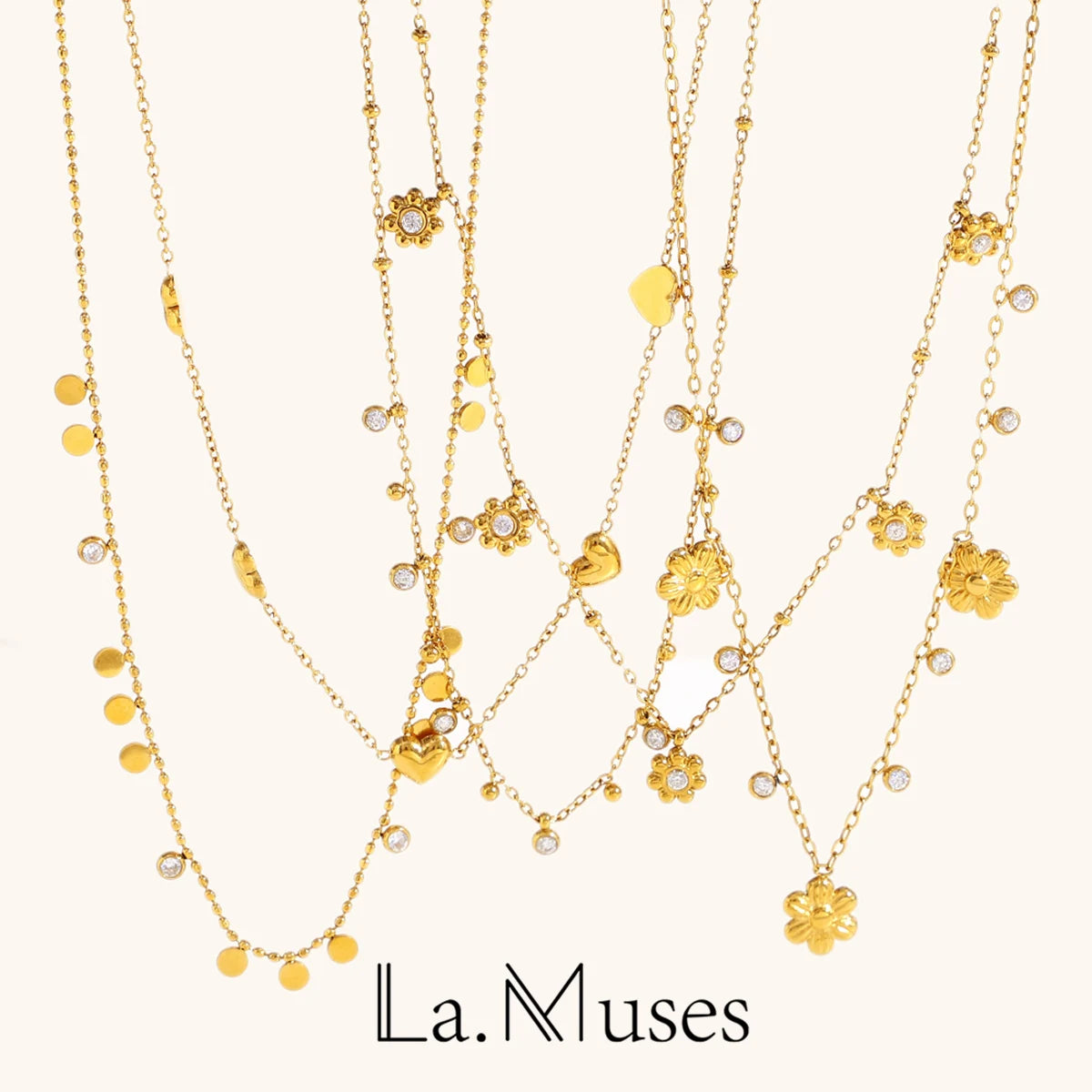 La.Muses – Colliers Jardin d’Éclats 18K