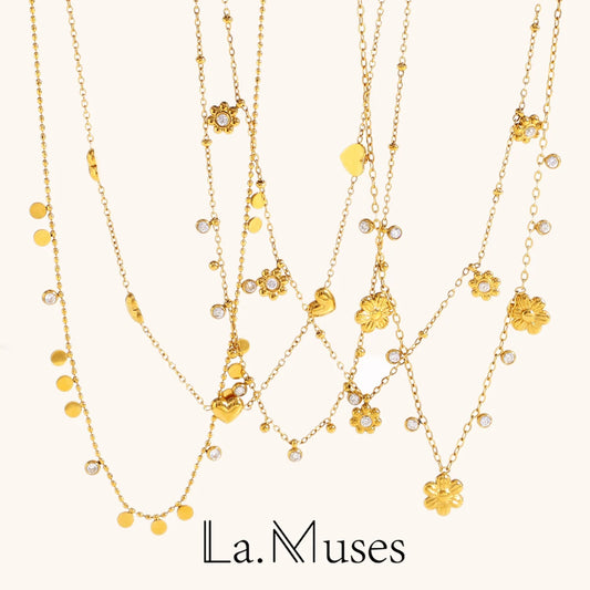 La.Muses – Colliers Jardin d’Éclats 18K