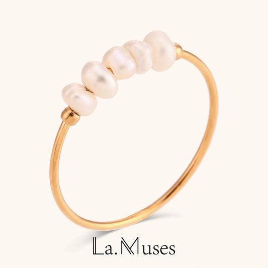 La.Muses – Perle de Grâce Ring 18K