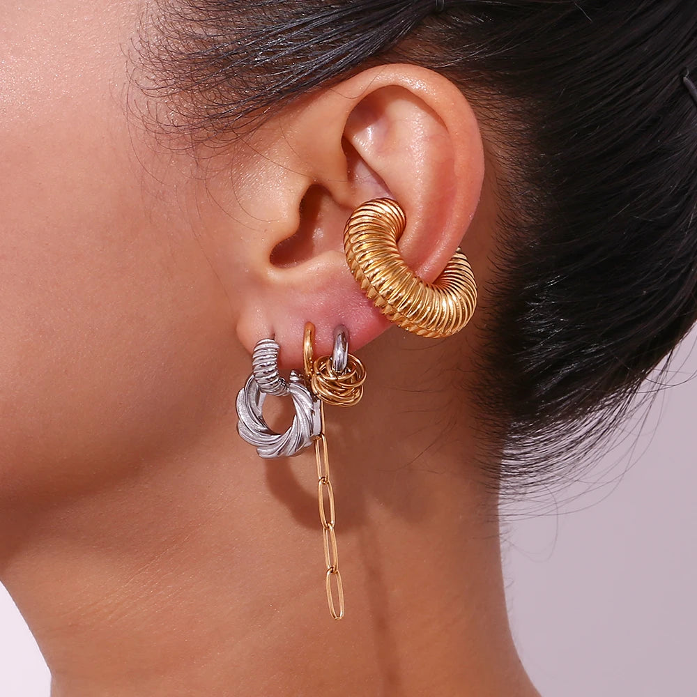 La.Muses – Mini C-Wrap Earrings 18K