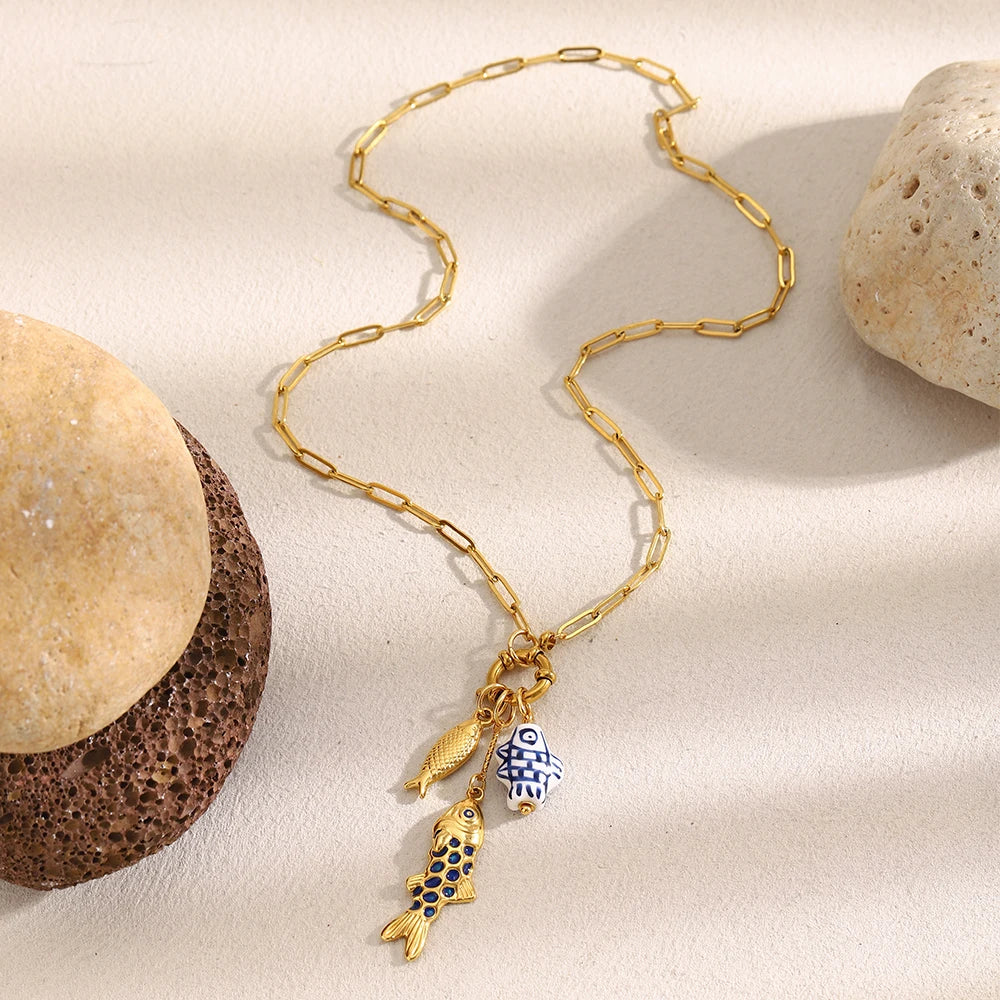 La.Muses – Bee & Sea Charm 18K