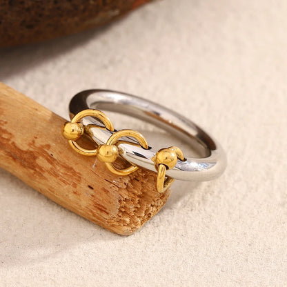 La.Muses – Bead Tassel Ring 18K