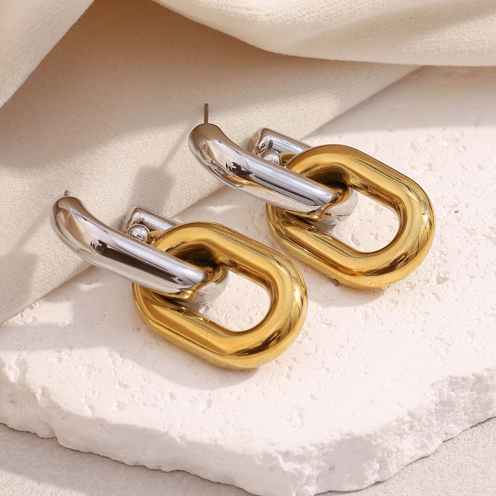La.Muses – Chain Bold Earrings 18K
