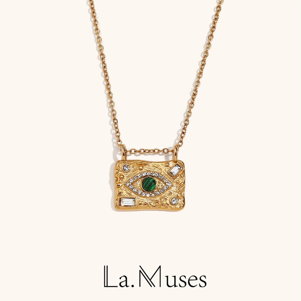La.Muses – Collier Regard d’Opaline 18K
