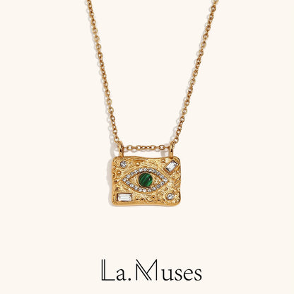 La.Muses – Collier Regard d’Opaline 18K