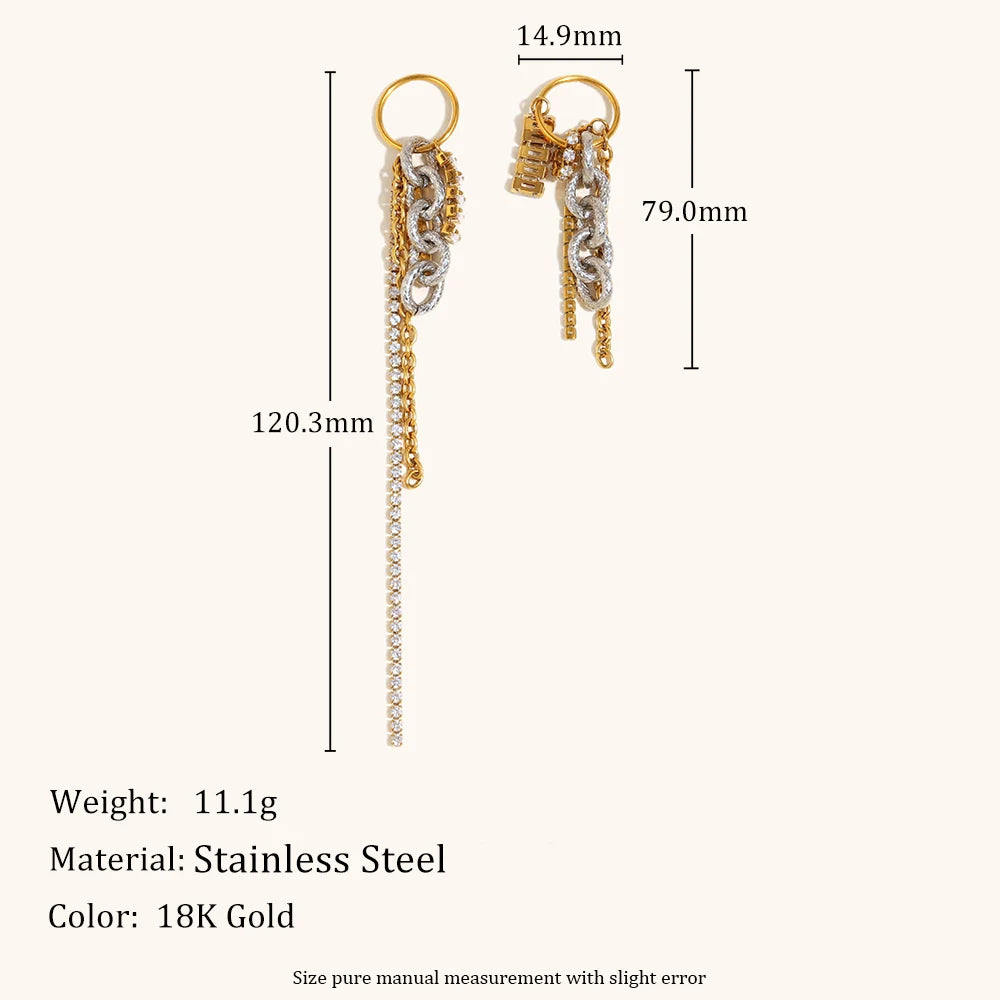 La.Muses – Zircon Tassel Glow 18K