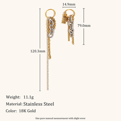 La.Muses – Zircon Tassel Glow 18K