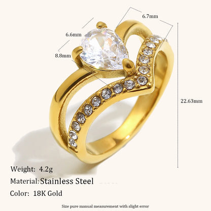 La.Muses – Shiny Grace Ring 18K