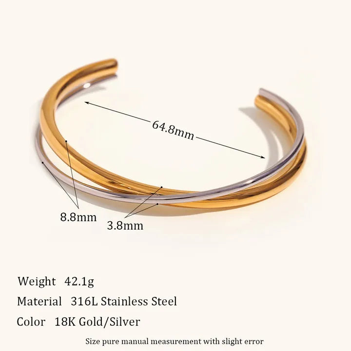 La.Muses – Infinity Lines Bracelet 18K