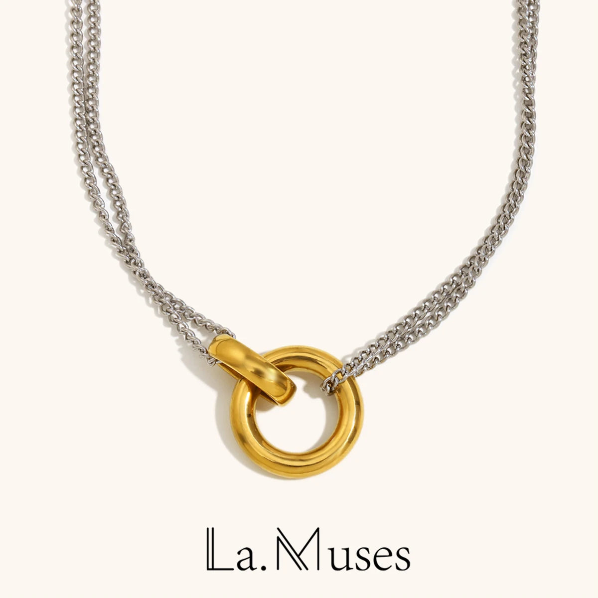 La.Muses – Double Harmony Necklace 18K