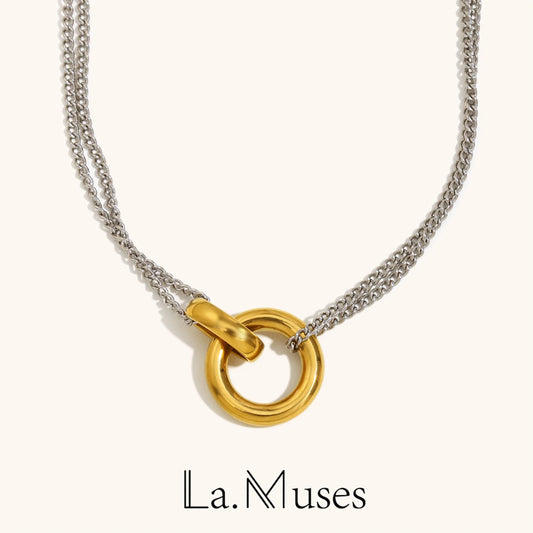 La.Muses – Double Harmony Necklace 18K