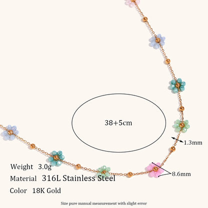 La.Muses – Bloom Charm Necklace 18K