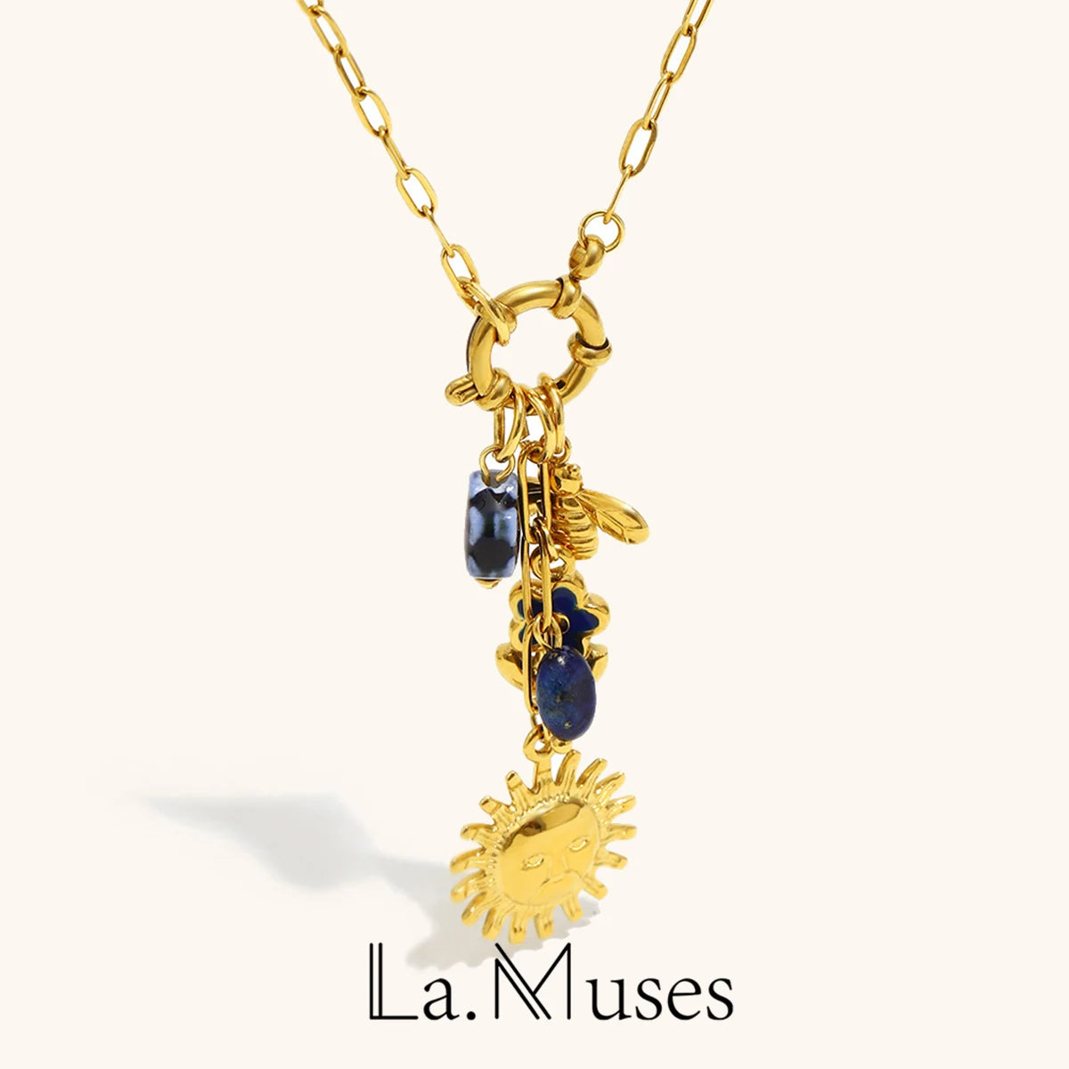 La.Muses – Bee & Sea Charm 18K
