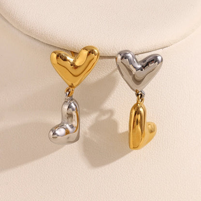 La.Muses – Heart Splice Earrings 18K
