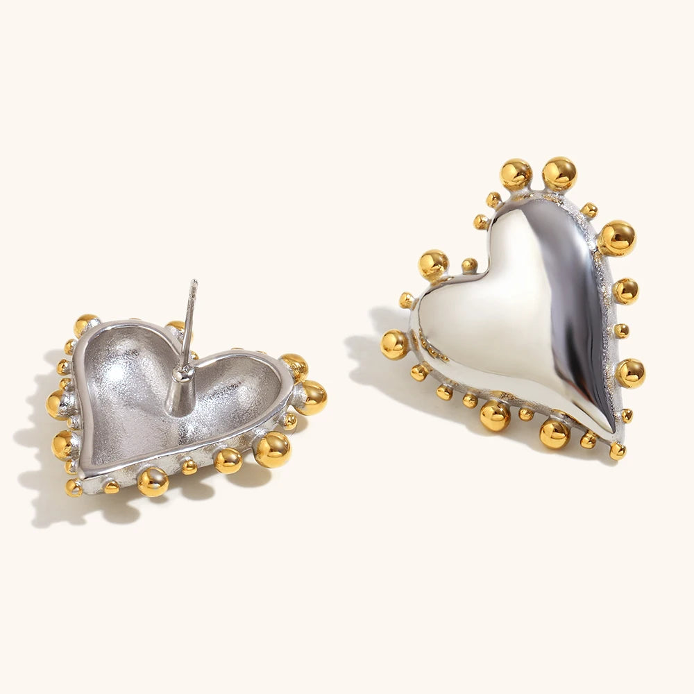 La.Muses – Heartline Earrings 18K