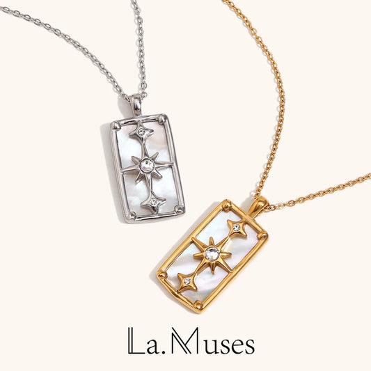 La.Muses – North Star Necklace 18K