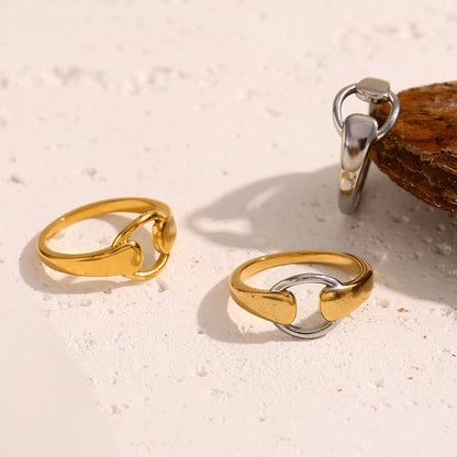 La.Muses – Dual Circle Ring 18K