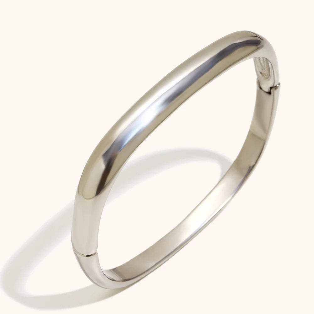 La.Muses – Round Harmony Bangle 18K