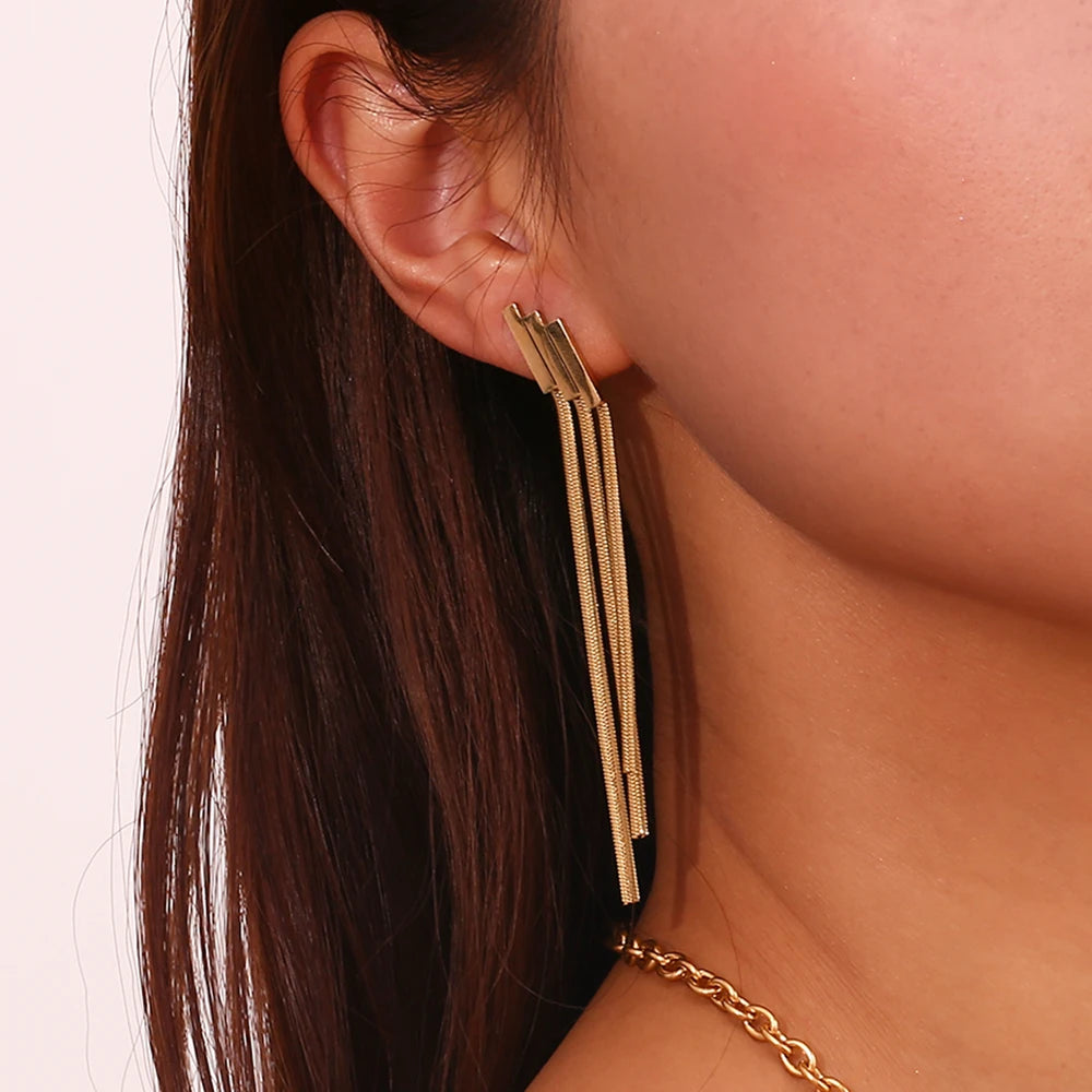La.Muses – Cascade d’Or Earrings 18K