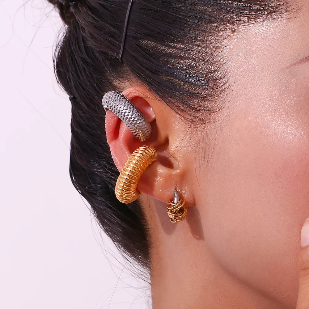 La.Muses – Mini C-Wrap Earrings 18K