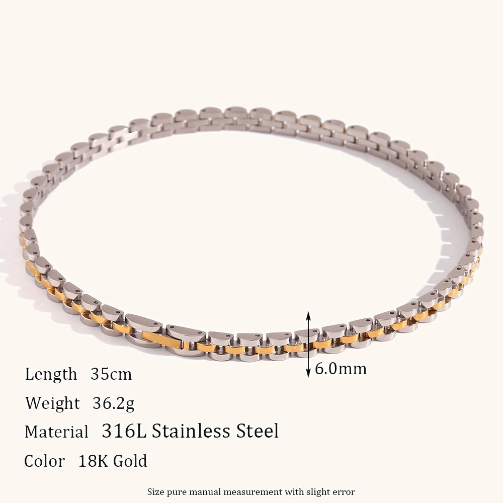 La.Muses – Modern Chain Choker 18K