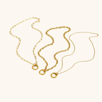 La.Muses – Bold Circle Chain 18K