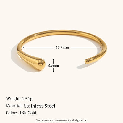 La.Muses – Asymmetric Grace Cuff 18K