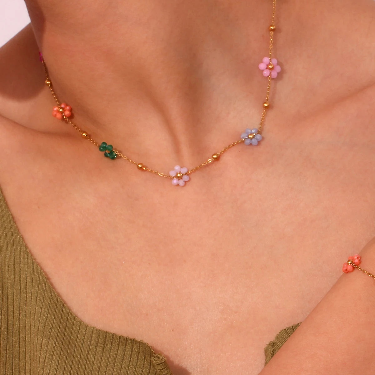 La.Muses – Bloom Charm Necklace 18K