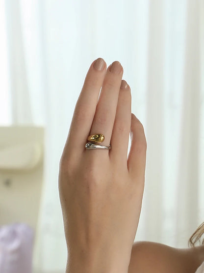 La.Muses – Double Snake Ring 18K