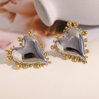 La.Muses – Heartline Earrings 18K