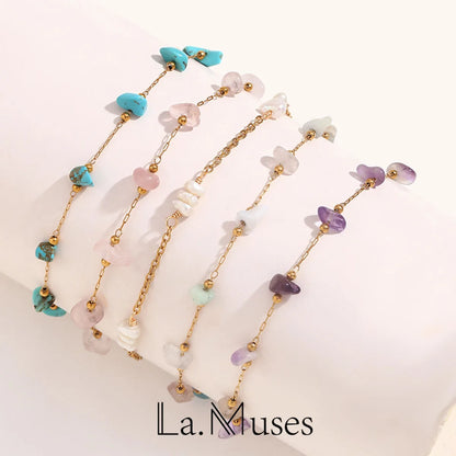 La.Muses – Natural Grace Chain Bracelet 18K
