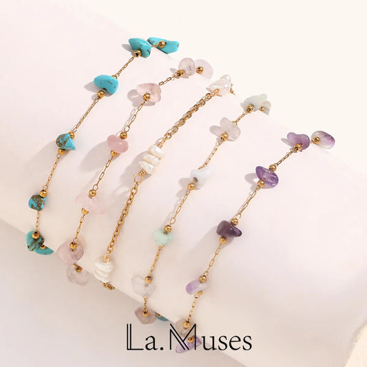 La.Muses – Natural Grace Chain Bracelet 18K