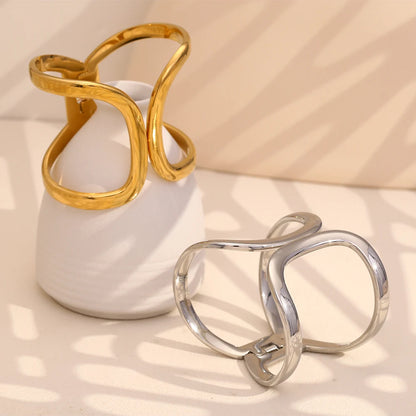 La.Muses – Géométrie Dorée Bracelet 18K