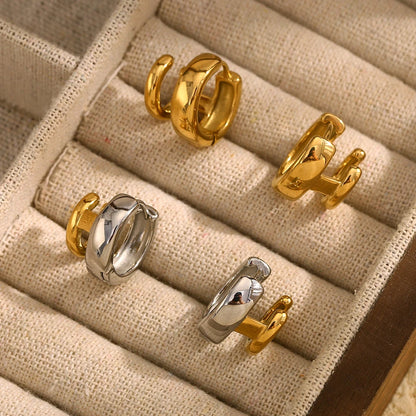 La.Muses – Éclat Contemporain Earrings 18K