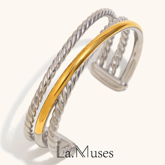 La.Muses – Bracelet Letter Or 18K