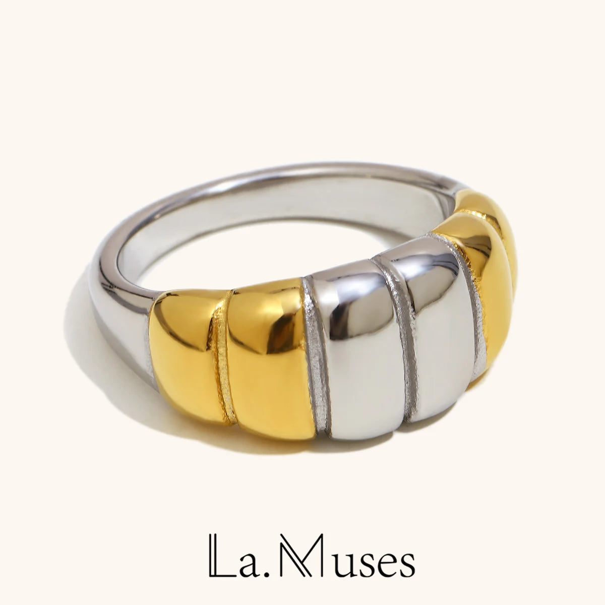 La.Muses – Triple Aura Ring 18k