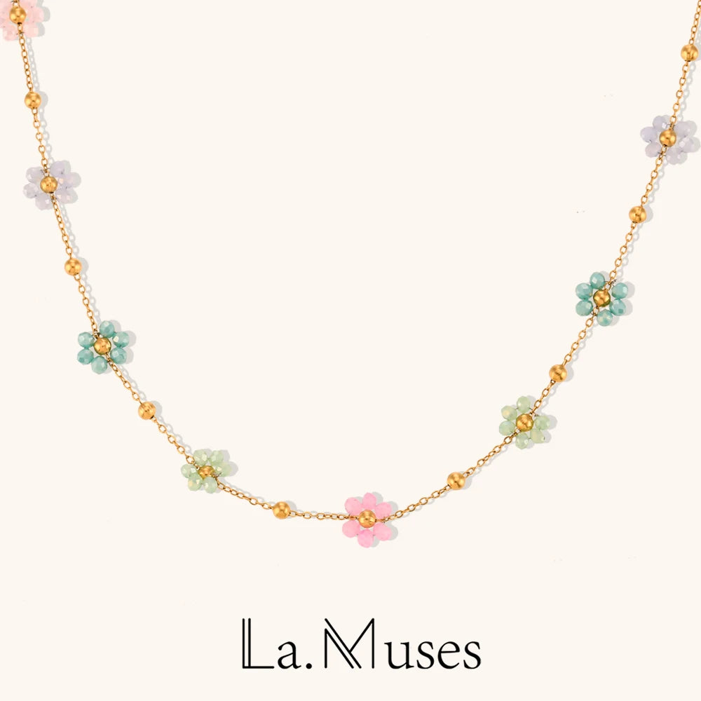 La.Muses – Bloom Charm Necklace 18K