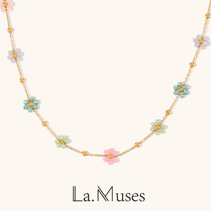 La.Muses – Bloom Charm Necklace 18K