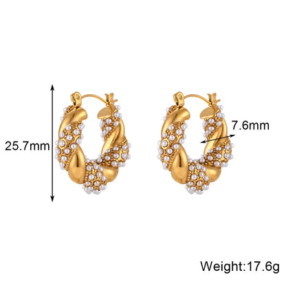 La.Muses – Eternal Shine Hoops Earrings 18K
