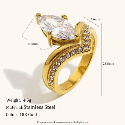 La.Muses – Shiny Grace Ring 18K