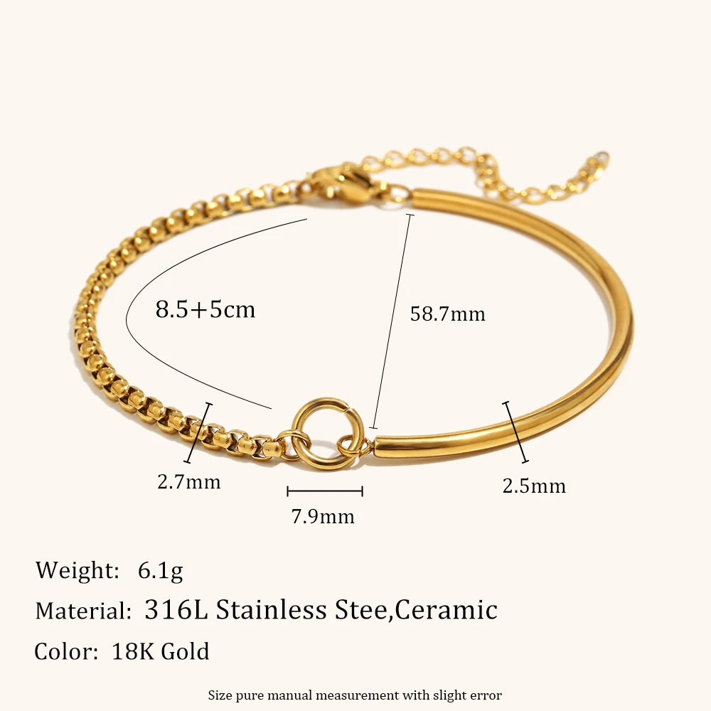 La.Muses – Dual Harmony Bracelet 18K