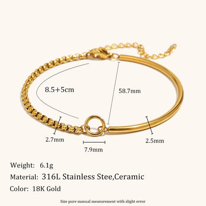La.Muses – Dual Harmony Bracelet 18K