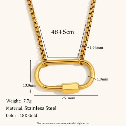 La.Muses – Collier Signature Dorée 18K