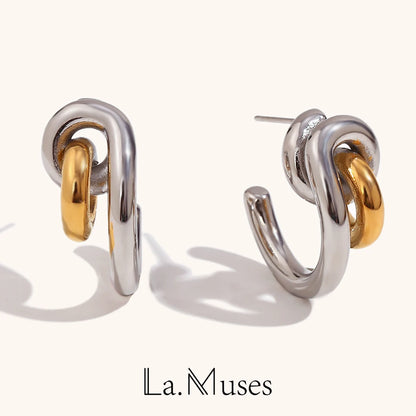 La.Muses – Lock Aura Earrings 18K